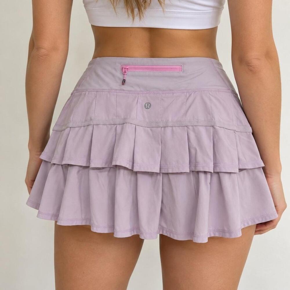 Lululemon light purple tennis skirt